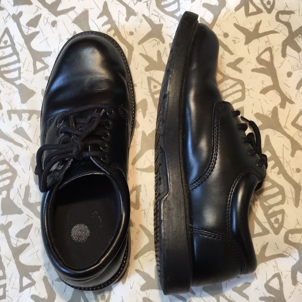 Skechers Black Casual Work Lace Up Shoes 8.5